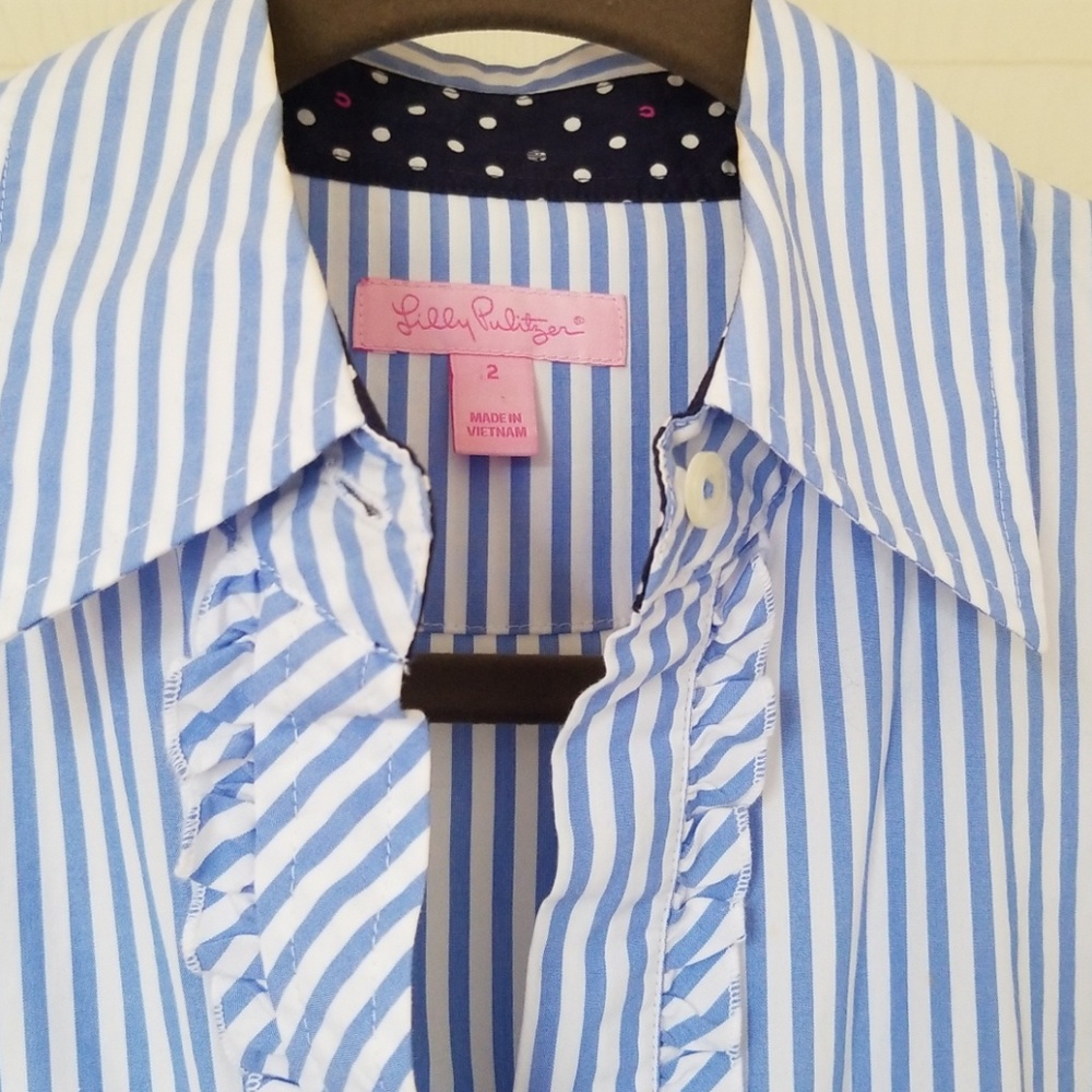 Striped Lilly Pulitzer button down